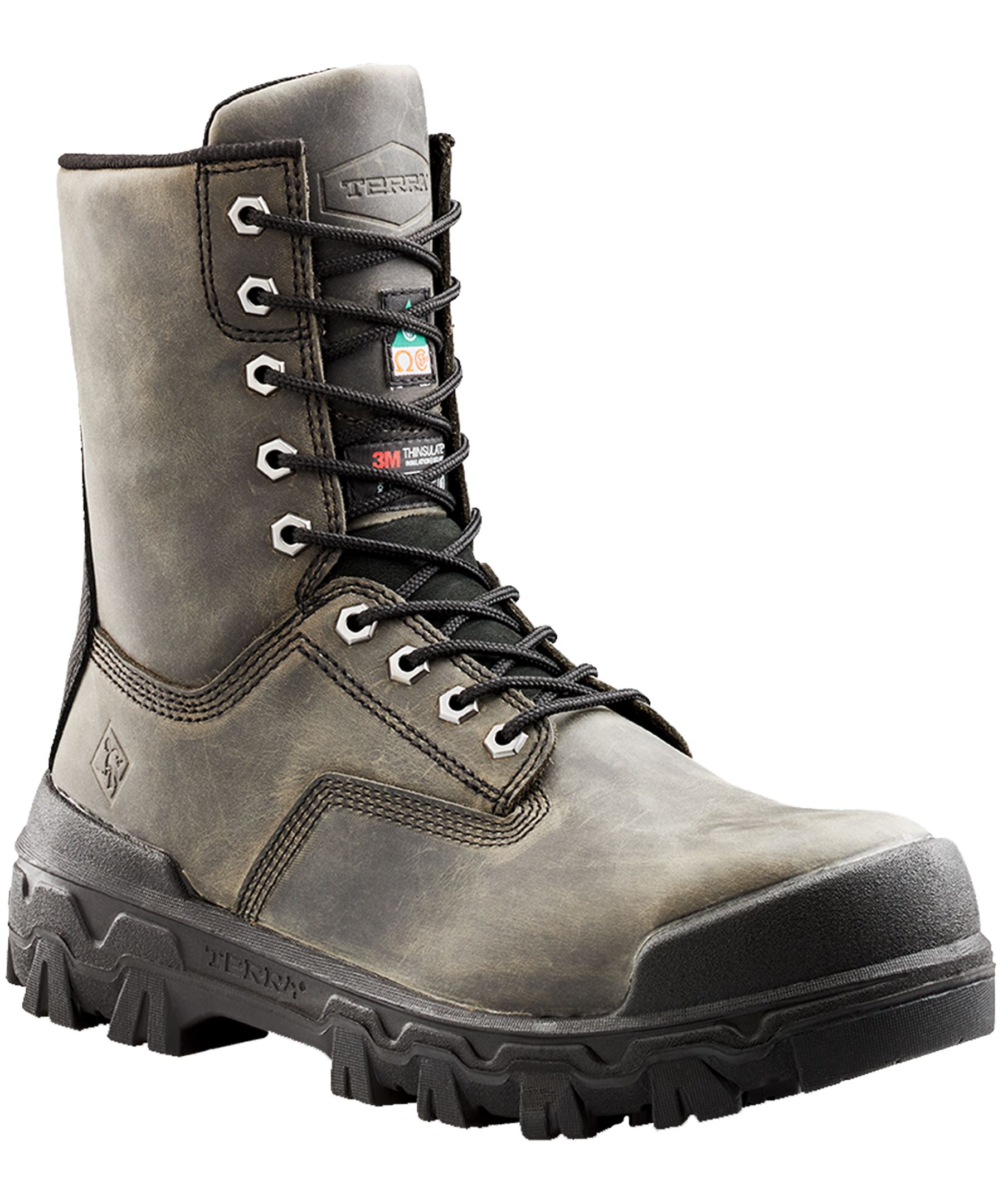 Bottes de travail étanches à l'eau de 6&nbsp;pouces à protection en composite pour hommes, Conway, Terra