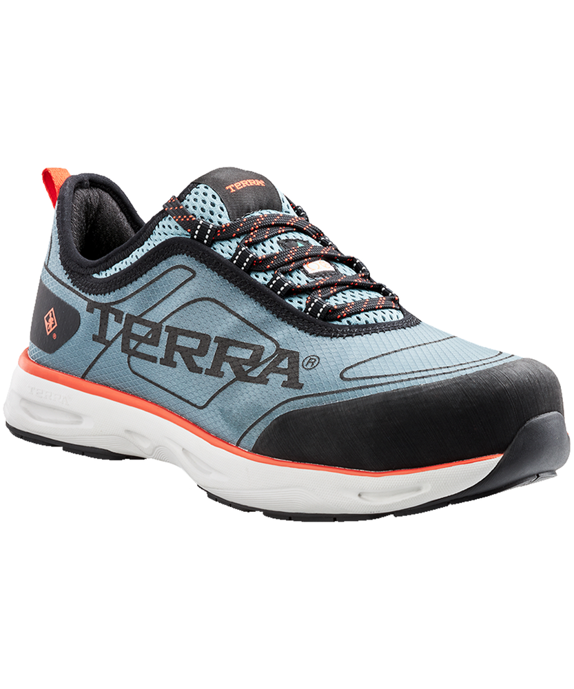Terra Mens Terra Lites Low Composite Toe Composite Plate Athletic Work Shoes