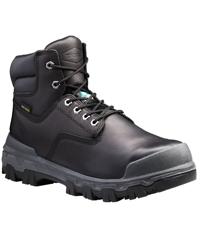 Bottes de travail étanches à l'eau de 6 pouces à protection en composite pour hommes, Sentry, Terra