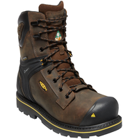 Bottes étanches à l'eau de 8 pouces à protection en composite pour hommes, Abitibi II Front_Three_Fourths_Angled_Right