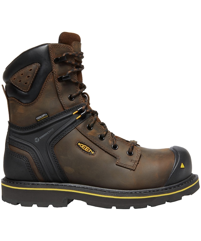 Keen Men's 8 Inch Abitibi II Composite Toe Composite Plate Waterproof