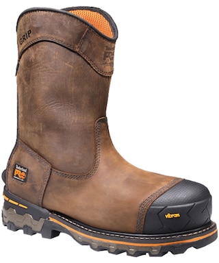 Timberland PRO 8 Boondock Composite Toe Composites Plaque imperméable Bottes de travail de traction pour homme