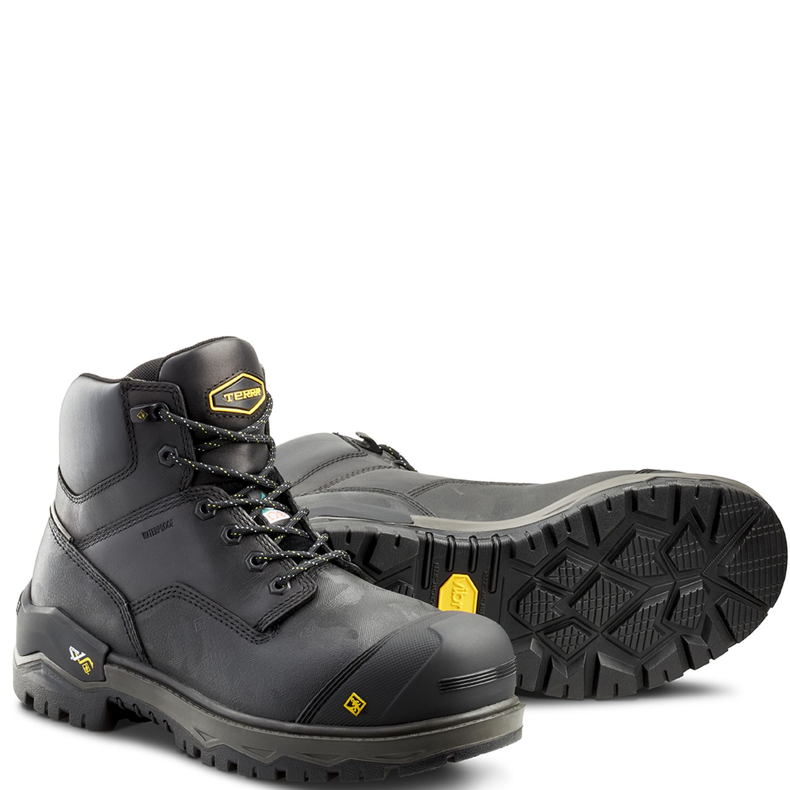 Terra Men's Gantry 6 Inch Composite Toe Composite Plate Waterproof Work Boots