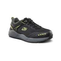 Skechers Work Men's Steel Toe Steel Plate Safety Work Shoes Front_Three_Fourths_Angled_Right
