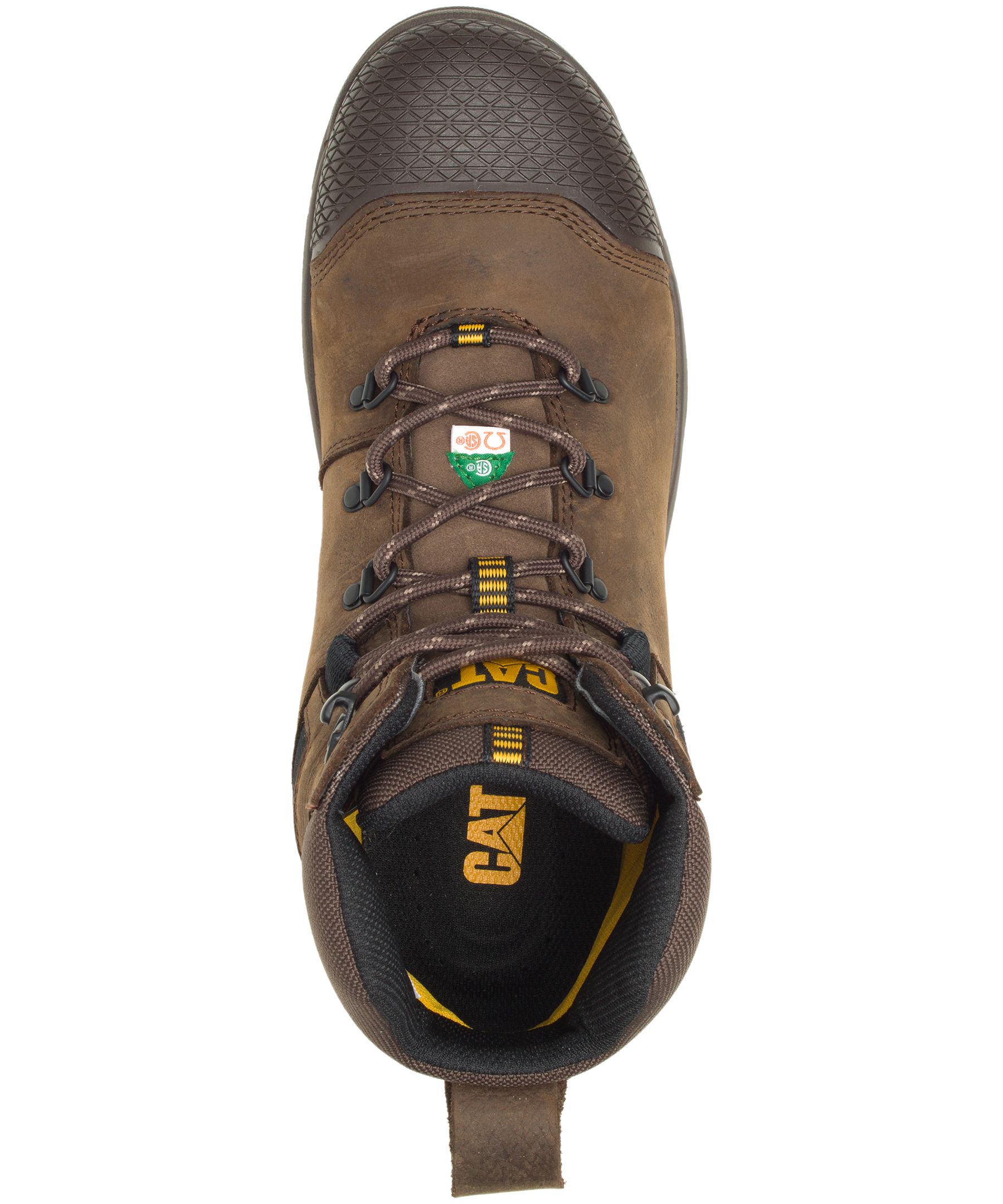 Bottes de randonnée de sécurité imperméables à protection en acier et en composite pour hommes, Accomplice, CAT