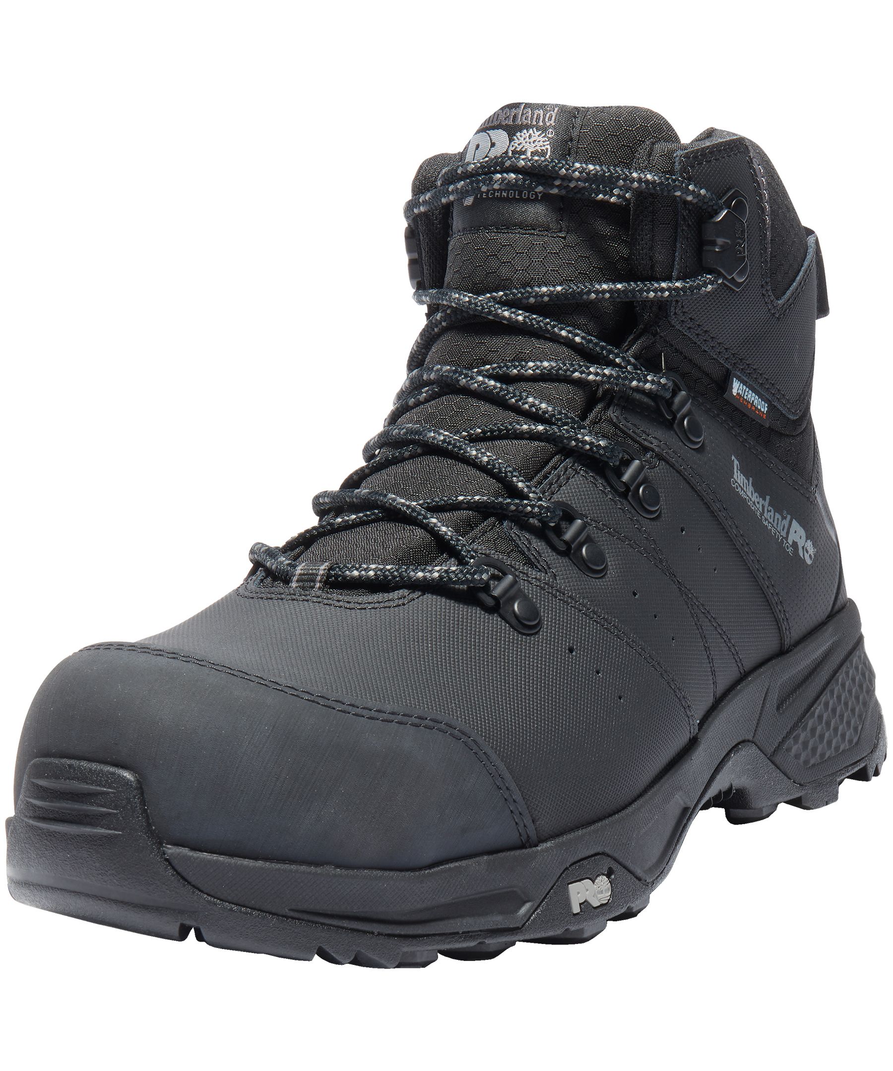 Timberland PRO Men's Switchback Waterproof Composite Toe Composite Plate Hiker Style Work Boots
