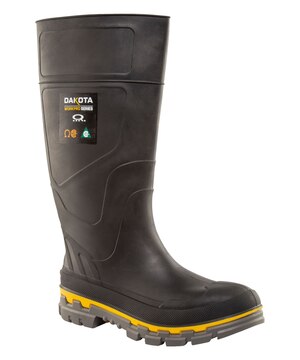 Bottes imperméables injectées au Syntrol avec protection en acier pour hommes, série Workpro, Dakota