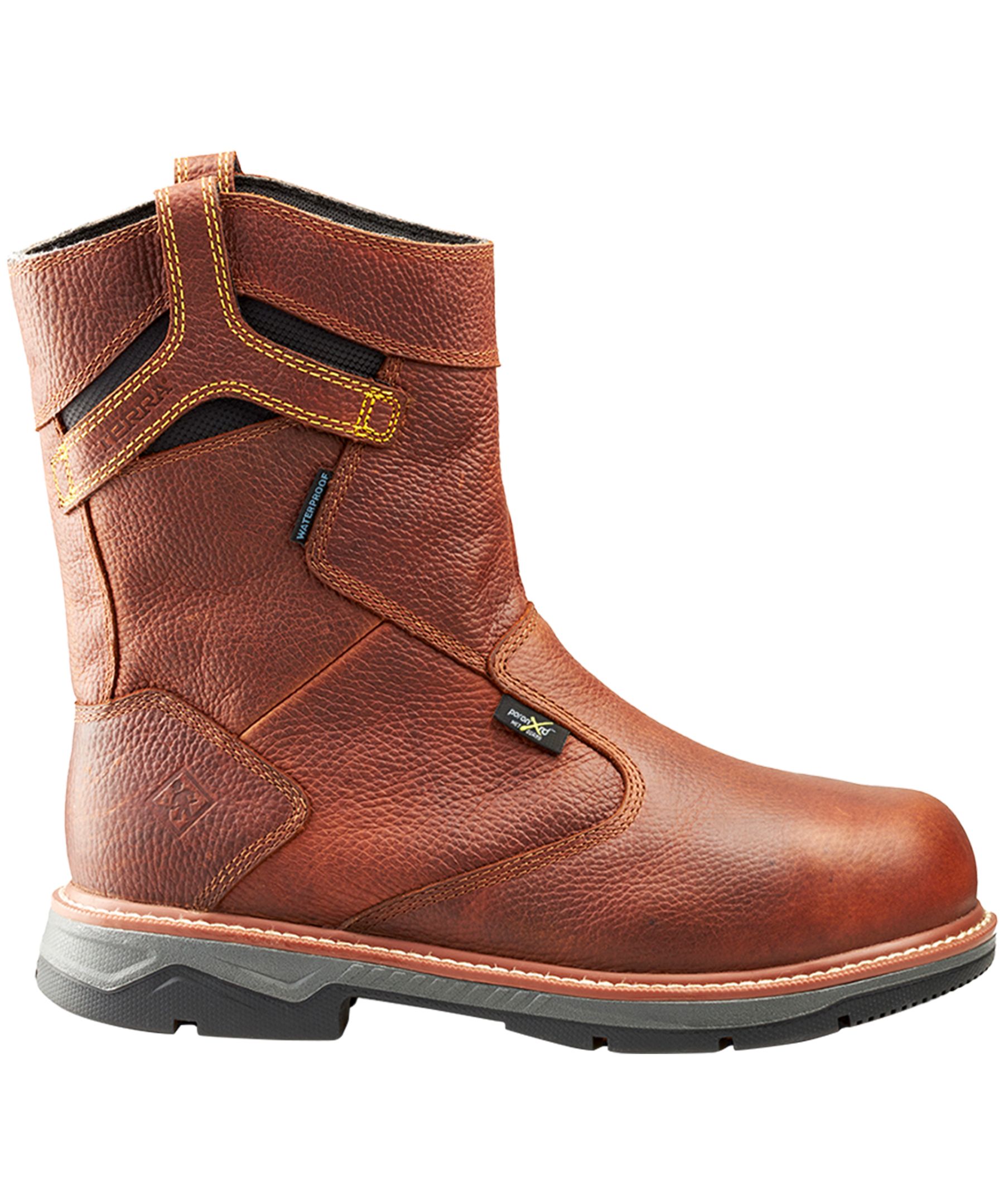 Terra Men's Patton Wellington Aluminum Toe Composite Plate Waterproof Boots