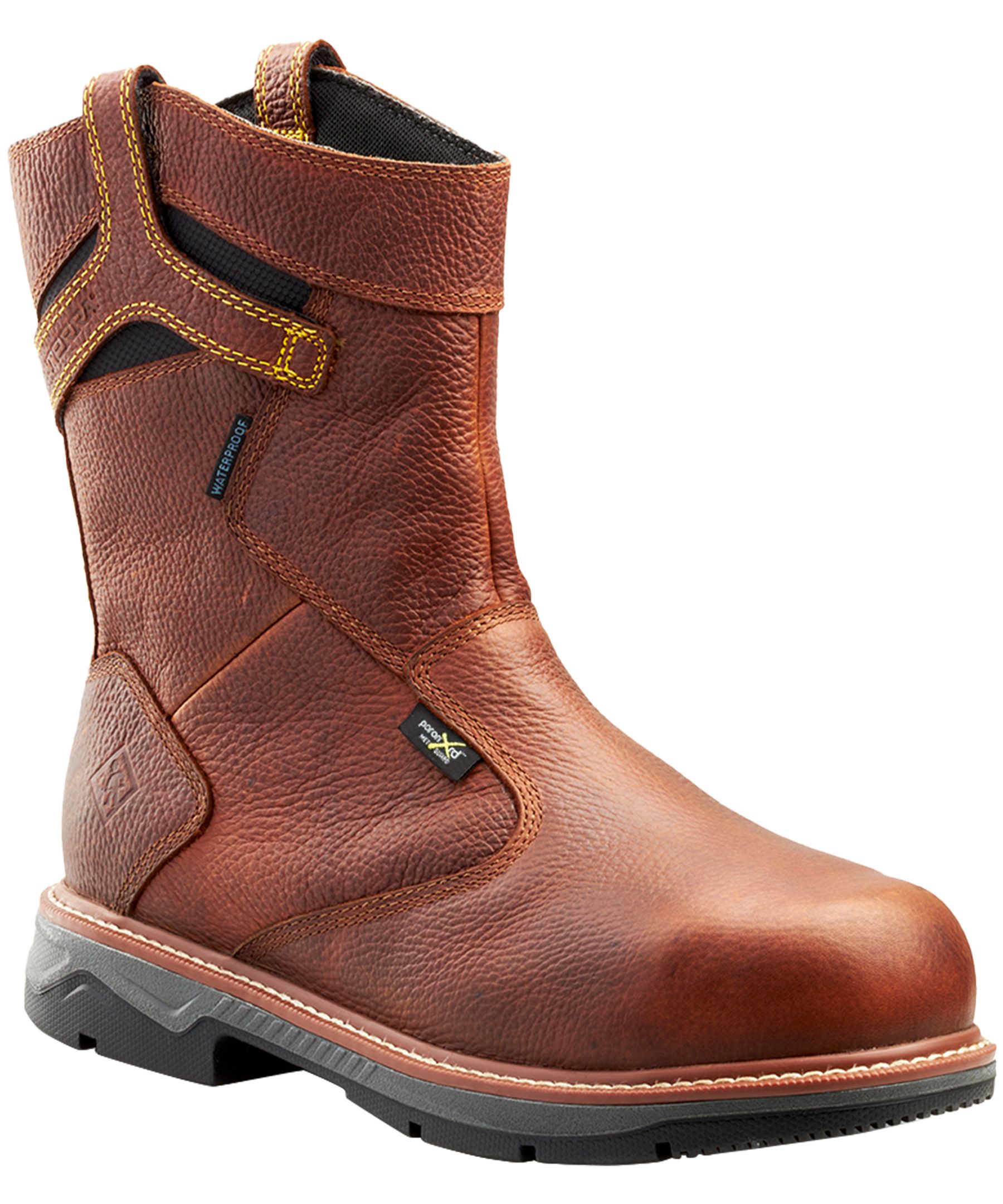 Terra Men's Patton Wellington Aluminum Toe Composite Plate Waterproof Boots