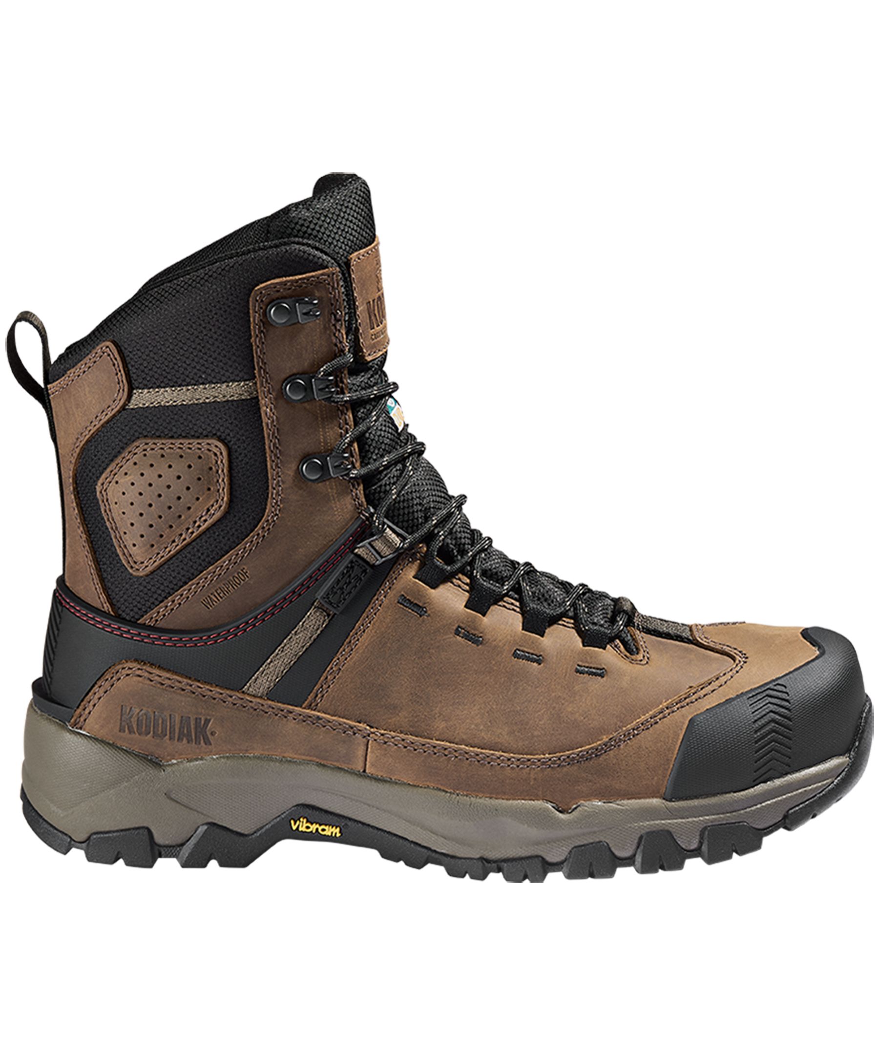 Quest Men PAC II Snow Boots 8 Thinsulate Ultra Insulated Leather Lace cheapest Up Brown