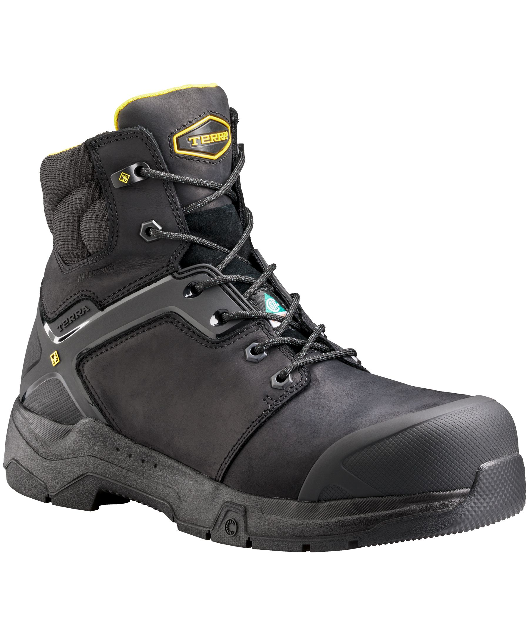 Terra Men s 6 Inch Carbine Composite Toe Composite Plate Waterproof Work Boots Marks