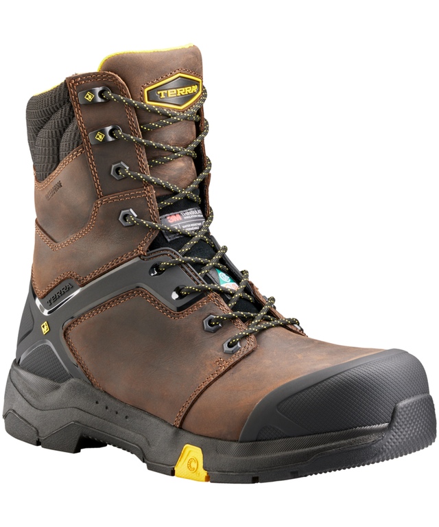 Terra Men's 8 Inch Carbine Composite Toe Composite Plate Waterproof