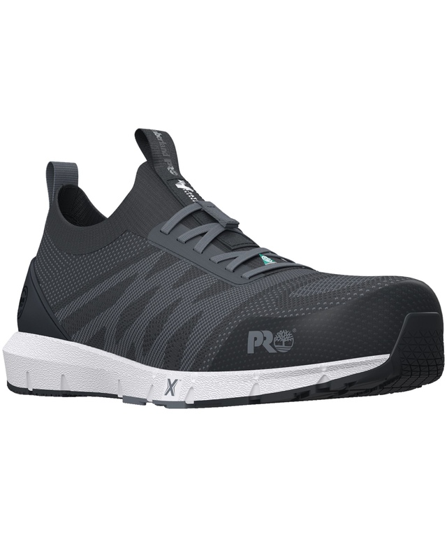 Chaussures de travail sportives Timberland PRO avec tige en tricot et protection en composite pour hommes, Radius