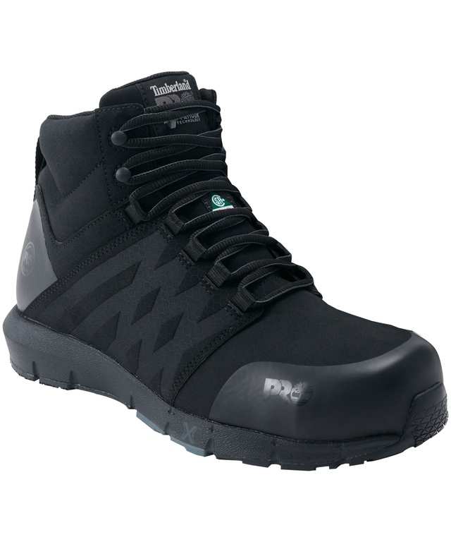 Bottes de travail sportives mi-hautes Timberland PRO avec protection en composite pour hommes, Radius