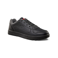 Aggressor Men's Non Safety Anti-Slip FreshTech Lace Up Oxford Skaters Front_Three_Fourths_Angled_Right