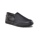 Aggressor Men's Non-Safety FreshTech Anti-Slip Slip-On Shoes Front_Three_Fourths_Angled_Right