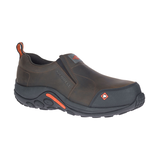 Chaussures de randonnée de sécurité à enfiler avec protection en composite pour hommes, Jungle Moc, Merrell Front_Three_Fourths_Angled_Right