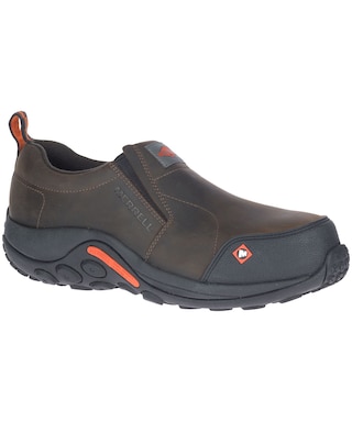 Merrell Work Jungle Moc Composite Toe Compostie Plate Slip sur les chaussures pour homme