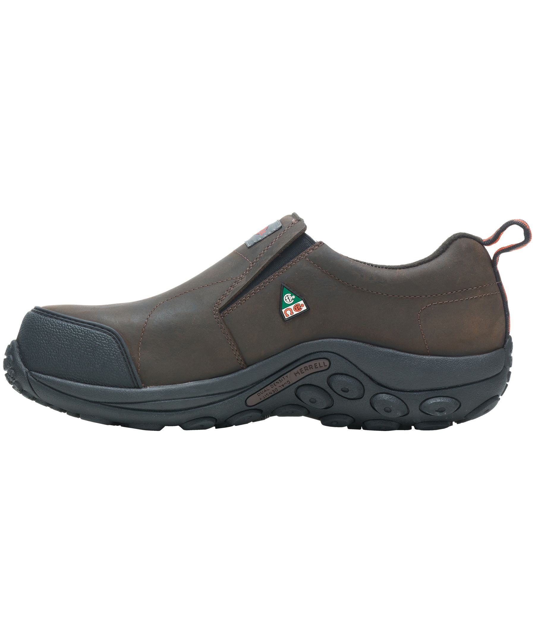 Merrell Work Men's Jungle Moc Composite Toe Compostie Plate Slip On Shoes