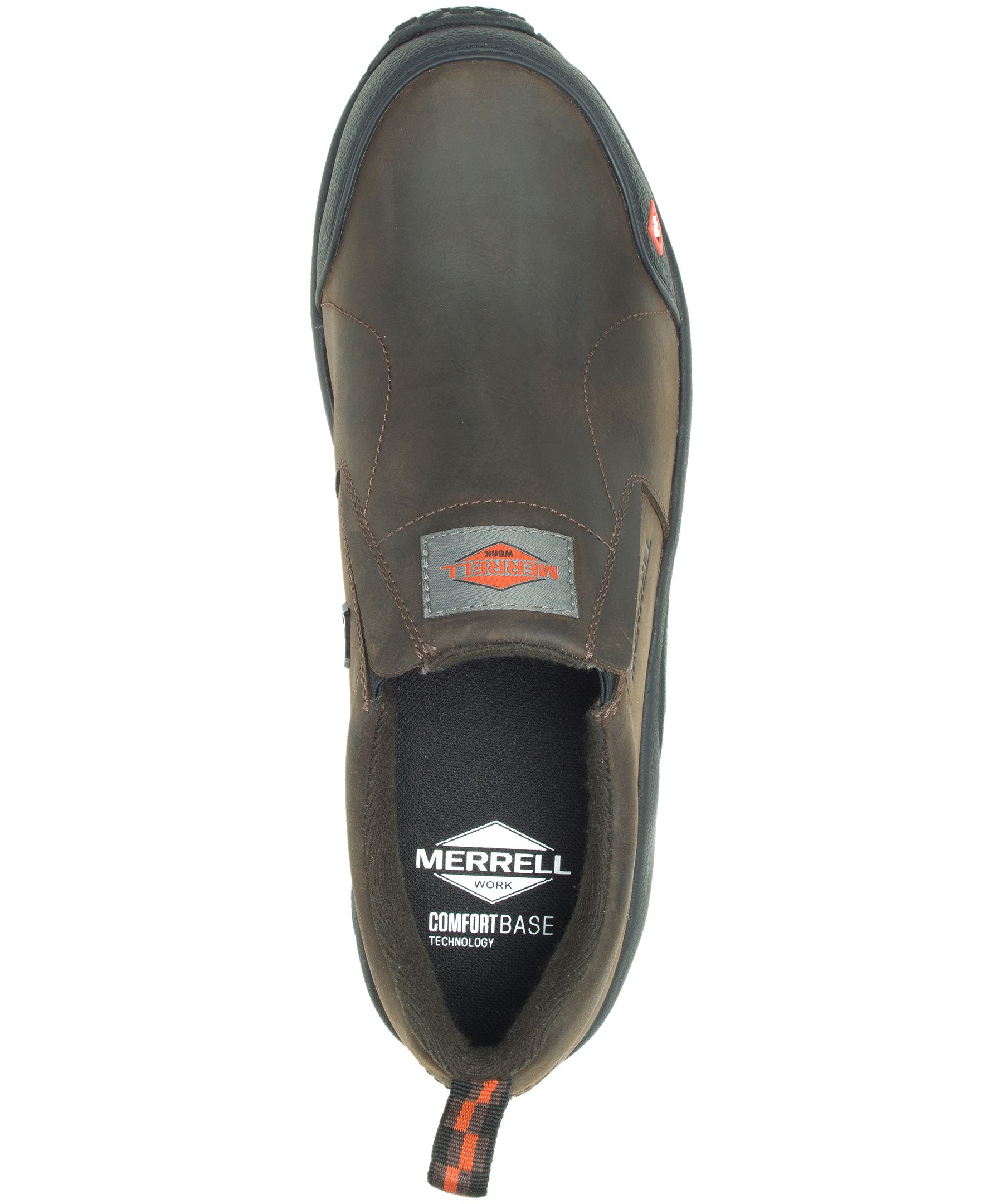 Merrell Work Men's Jungle Moc Composite Toe Compostie Plate Slip On Shoes