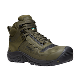 KEEN Utility Men's Reno Composite Toe Composite Plate Mid Height Hikers Front_Three_Fourths_Angled_Right