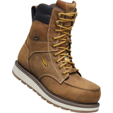 KEEN Utility Men's 8 Inch Cincinnati Composite Toe Composite Plate Waterproof Work Boots Front_Three_Fourths_Angled_Right