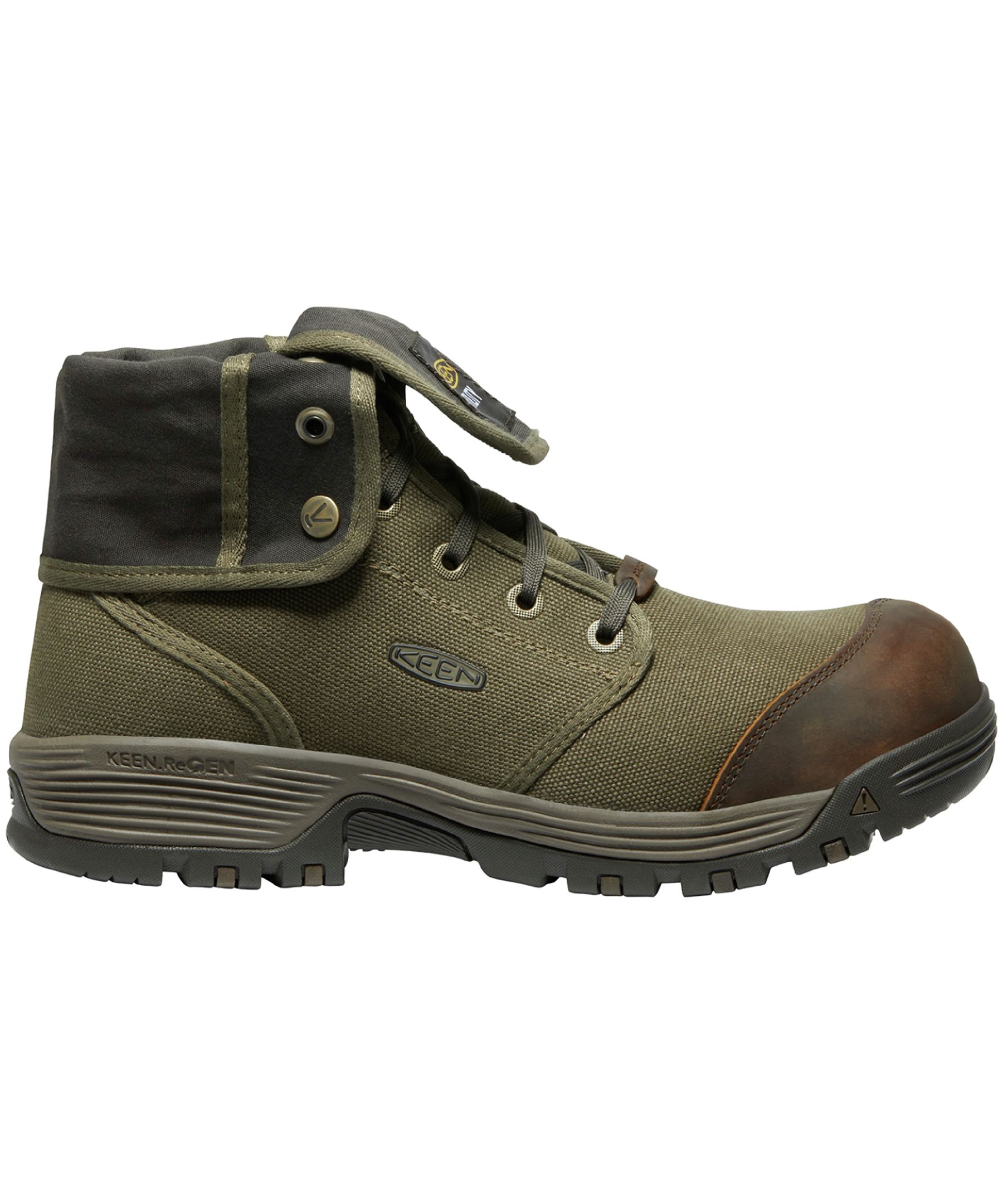 KEEN Utility Men's Roswell Composite Toe Composite Plate ReGEN Mid Safety Hiker