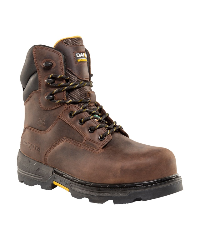 Bottes de travail de 8 pouces étanches à l'eau avec protection en composite pour hommes, 8800, Dakota
