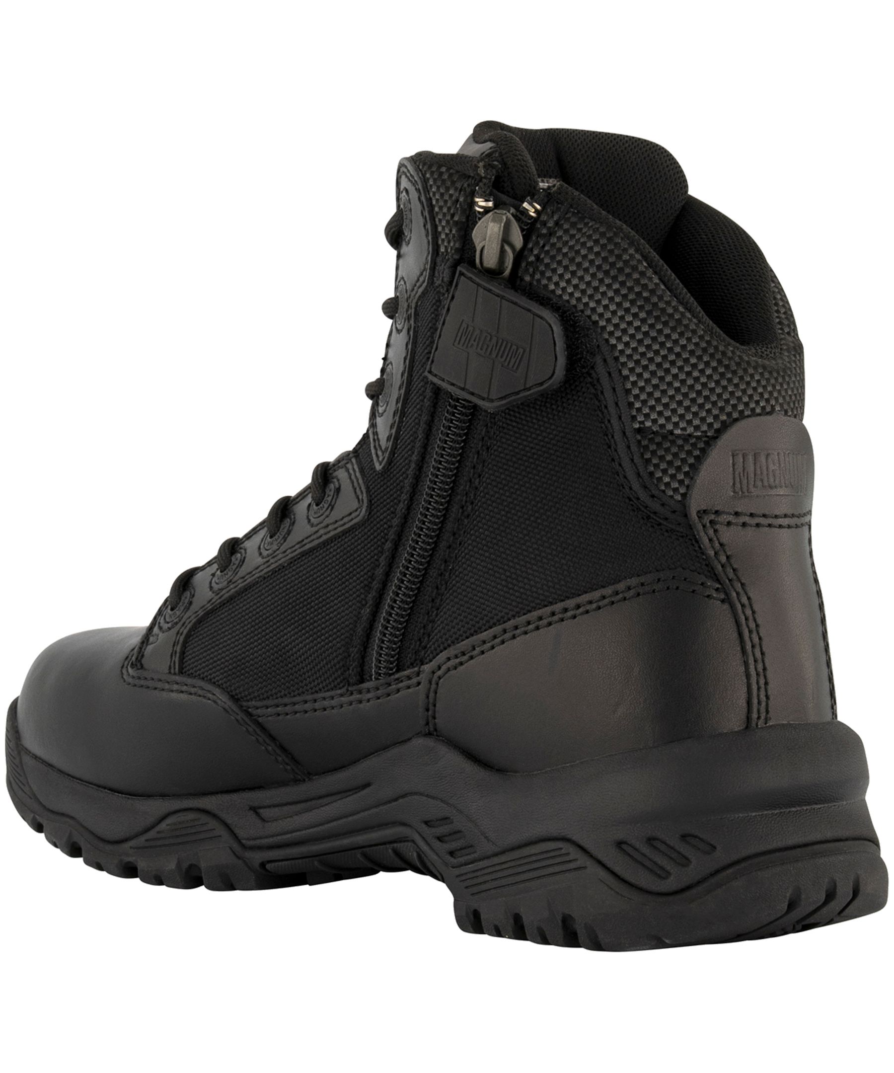 Magnum Men s 6 inch Stealth Force 2 Composite Toe Composite Plate Side Zip Tactical Work Boots