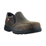Mellowwalk Men's Quentin Composite Toe Composite Plate Leather Slip On Safety Shoes Front_Three_Fourths_Angled_Right