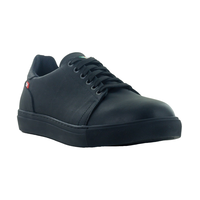 Chaussures de travail athlétiques à protection en acier et en composite pour hommes, Mellow Walk, Owen Front_Three_Fourths_Angled_Right