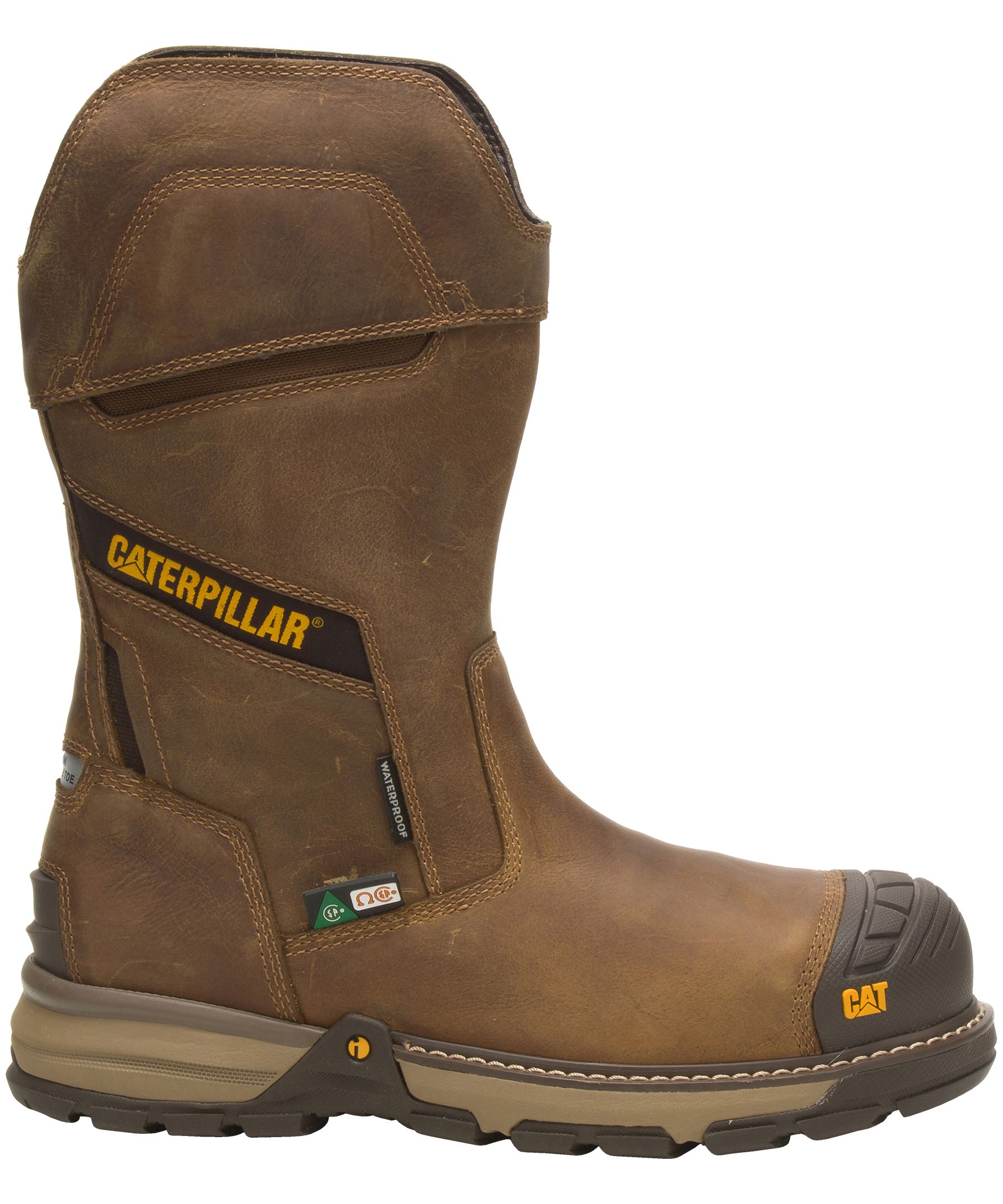 Bottes de travail de 12&nbsp;pouces à protection en composite pour hommes, Excavator Superlite Pyramid, CAT