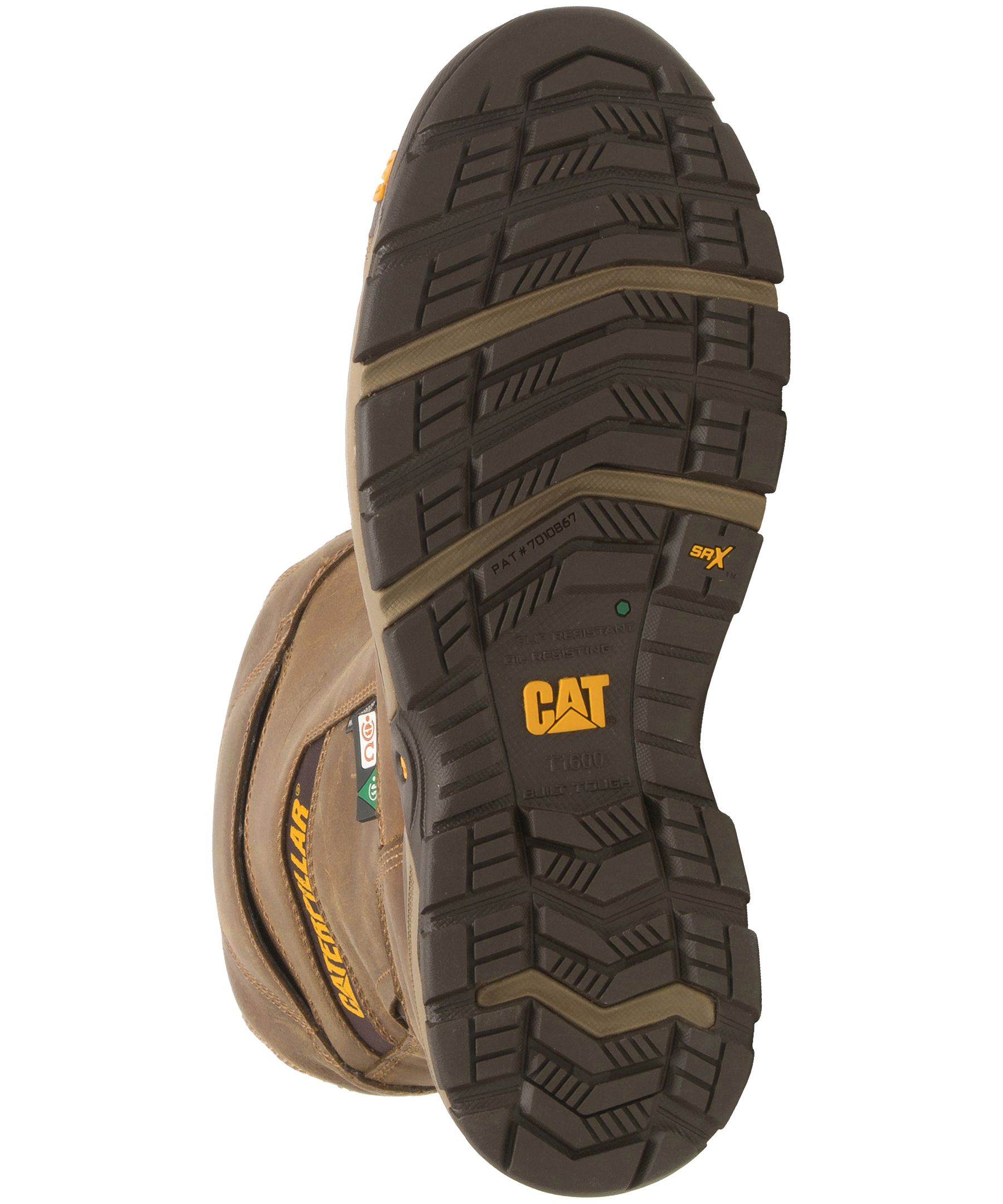 Bottes de travail de 12&nbsp;pouces à protection en composite pour hommes, Excavator Superlite Pyramid, CAT