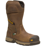 Bottes de travail de 12&nbsp;pouces à protection en composite pour hommes, Excavator Superlite Pyramid, CAT Front_Three_Fourths_Angled_Right