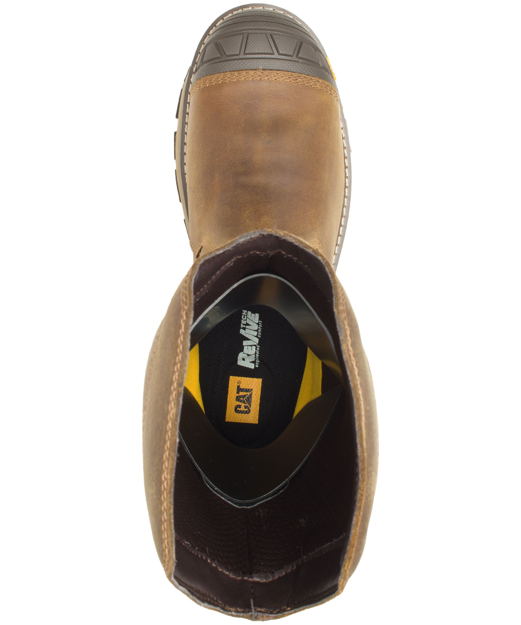 Bottes de travail de 12&nbsp;pouces à protection en composite pour hommes, Excavator Superlite Pyramid, CAT