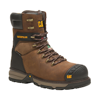 Bottes de travail de 8 pouces à protection en composite pour hommes, Excavator Superlite, CAT Front_Three_Fourths_Angled_Right