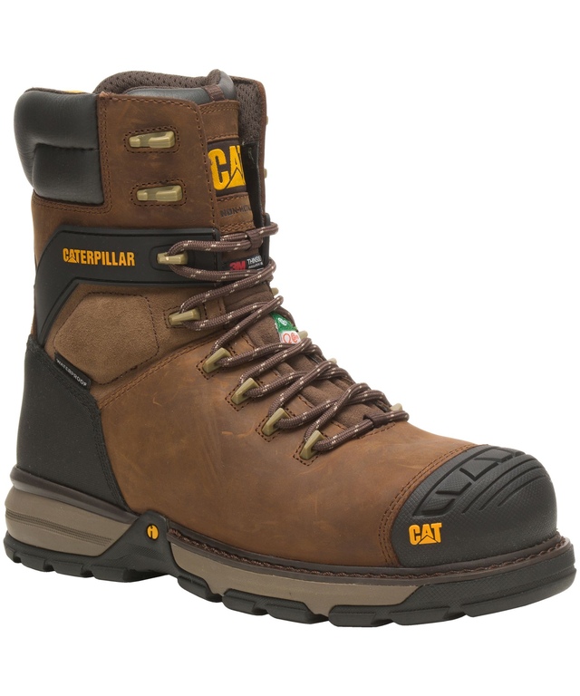 Bottes de travail de 8 pouces à protection en composite pour hommes, Excavator Superlite, CAT