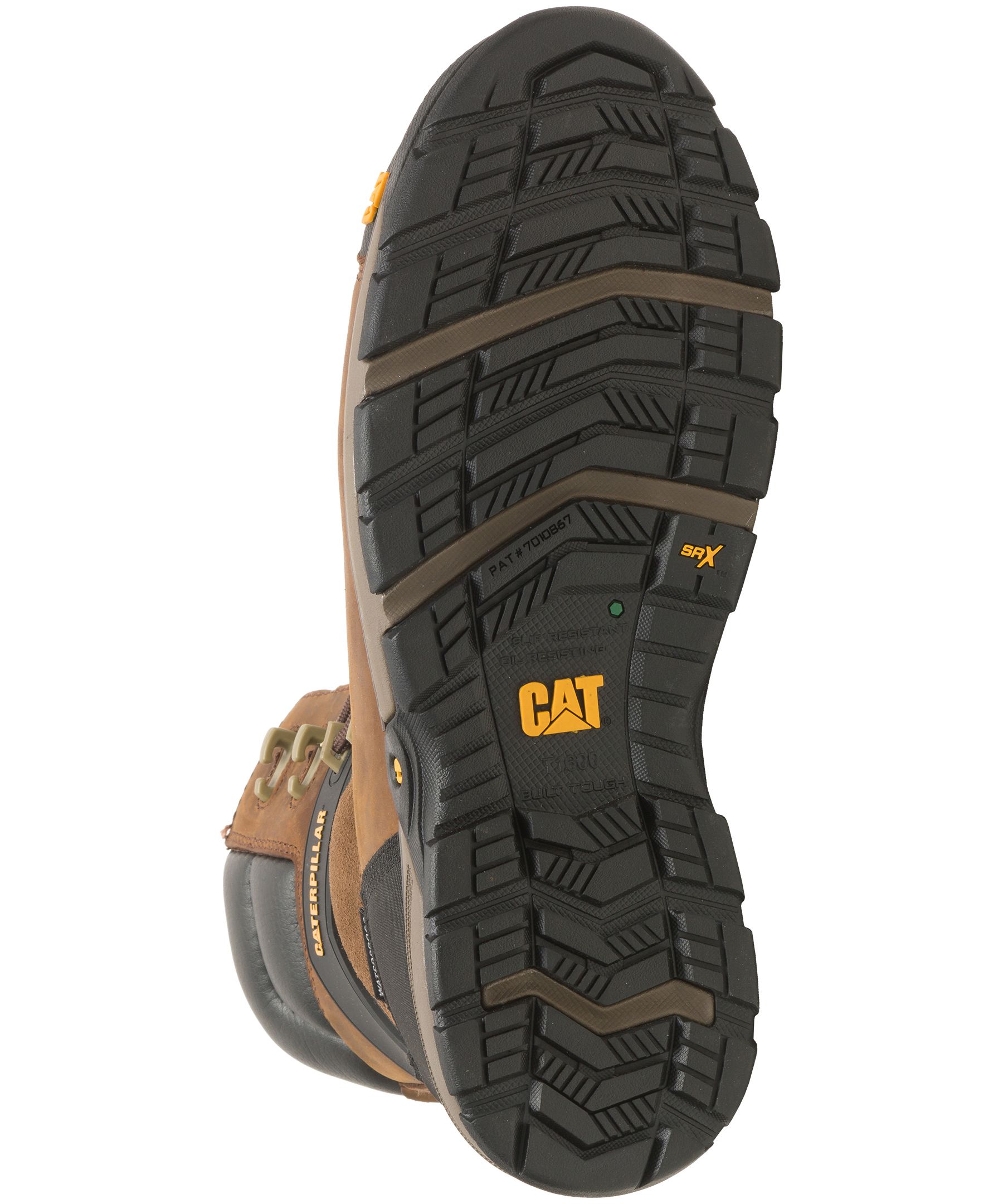 CAT Men's 8 Inch Excavator Composite Toe Composite Plate Superlite Work Boots