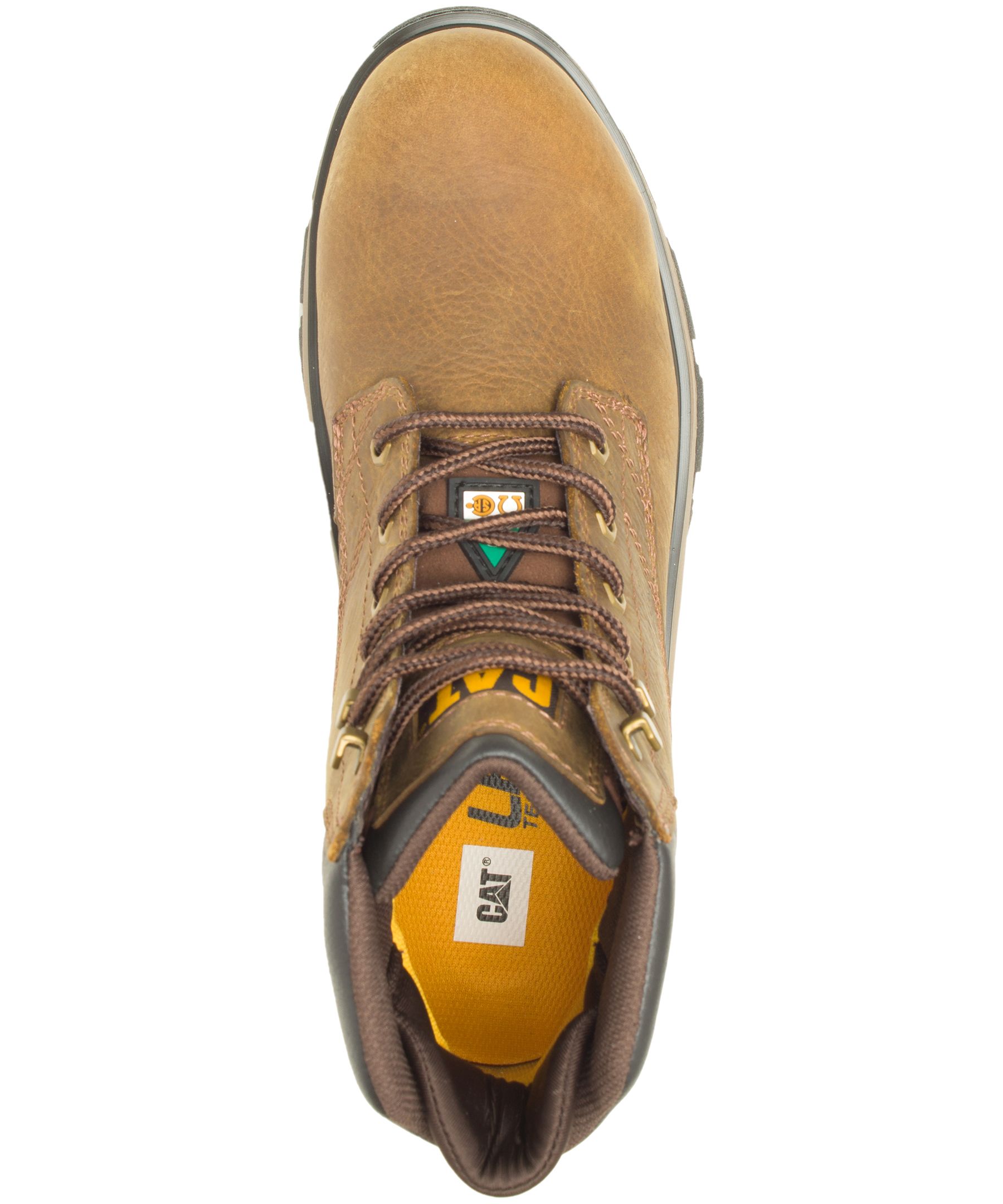 CAT Men's 6 Inch Exposition Alloy Toe Composite Plate Work Boots