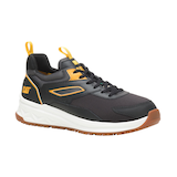 CAT Men's Streamline Composite Toe Composite Plate Athletic Safety Shoe Front_Three_Fourths_Angled_Right