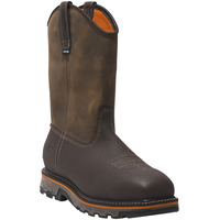 Timberland Pro Men's True Grit 8 Inch Composite Toe Composite Plate Pull On Work Boot Front_Three_Fourths_Angled_Right