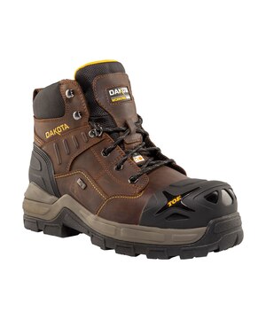 Bottes de travail de 6 pouces IceFX X-Toe à protection en acier pour hommes, série Dakota WorkPro