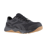 Reebok Men's Work Nanoflex TR Composite Toe Composite Plate Work Shoe Front_Three_Fourths_Angled_Right