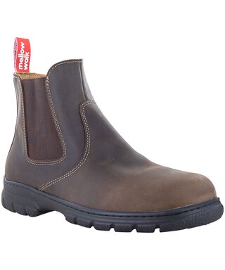 Mellow Walk Quentin 6 Inch Composite Toe Compositite Plate Tirer sur le démarrage de travail pour homme
