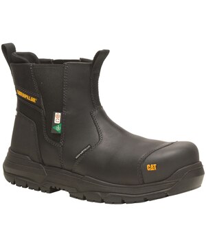 Bottes de travail à enfiler de 6 pouces imperméables avec protection en composite pour hommes, Propane 2.0, CAT
