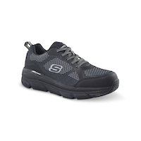 Skechers Men's Steel Toe Steel Plate Athletic Shoes Front_Three_Fourths_Angled_Right