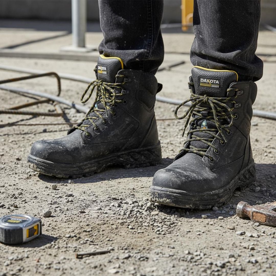 Dakota WorkPro Series Men's 8100 8 Inch Composite Toe Composite Plate Work Boots