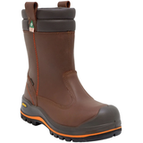 Bottes à enfiler étanches à l'eau de 8 pouces pour hommes, BOA Moose, Grisport Front_Three_Fourths_Angled_Right