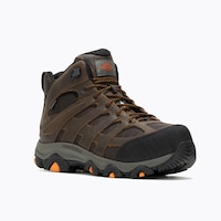 Bottes de randonnée de travail mi-hautes étanches à l'eau avec protection en composite pour hommes, Moab Vertex 2, Merrell Front_Three_Fourths_Angled_Right