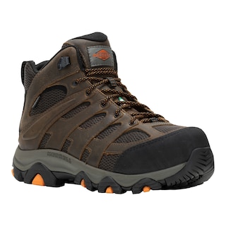 Merrell Moab Vertex 2 Plaque composite d'orteil étanche Mid Work Bottes de randonnée pour homme